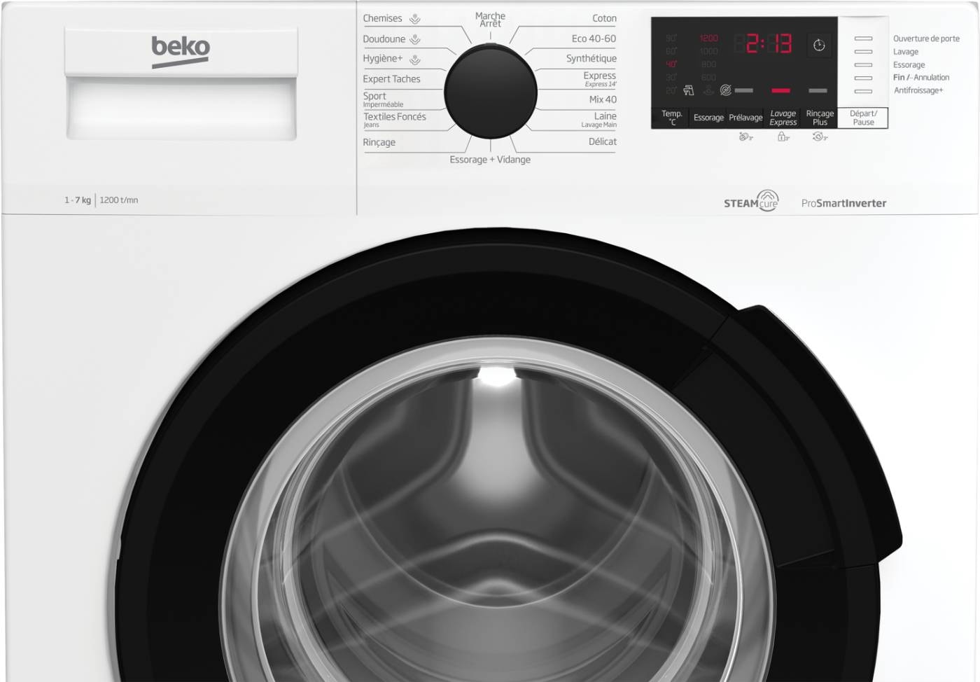 Lave linge Frontal BEKO  - WUV72221BW