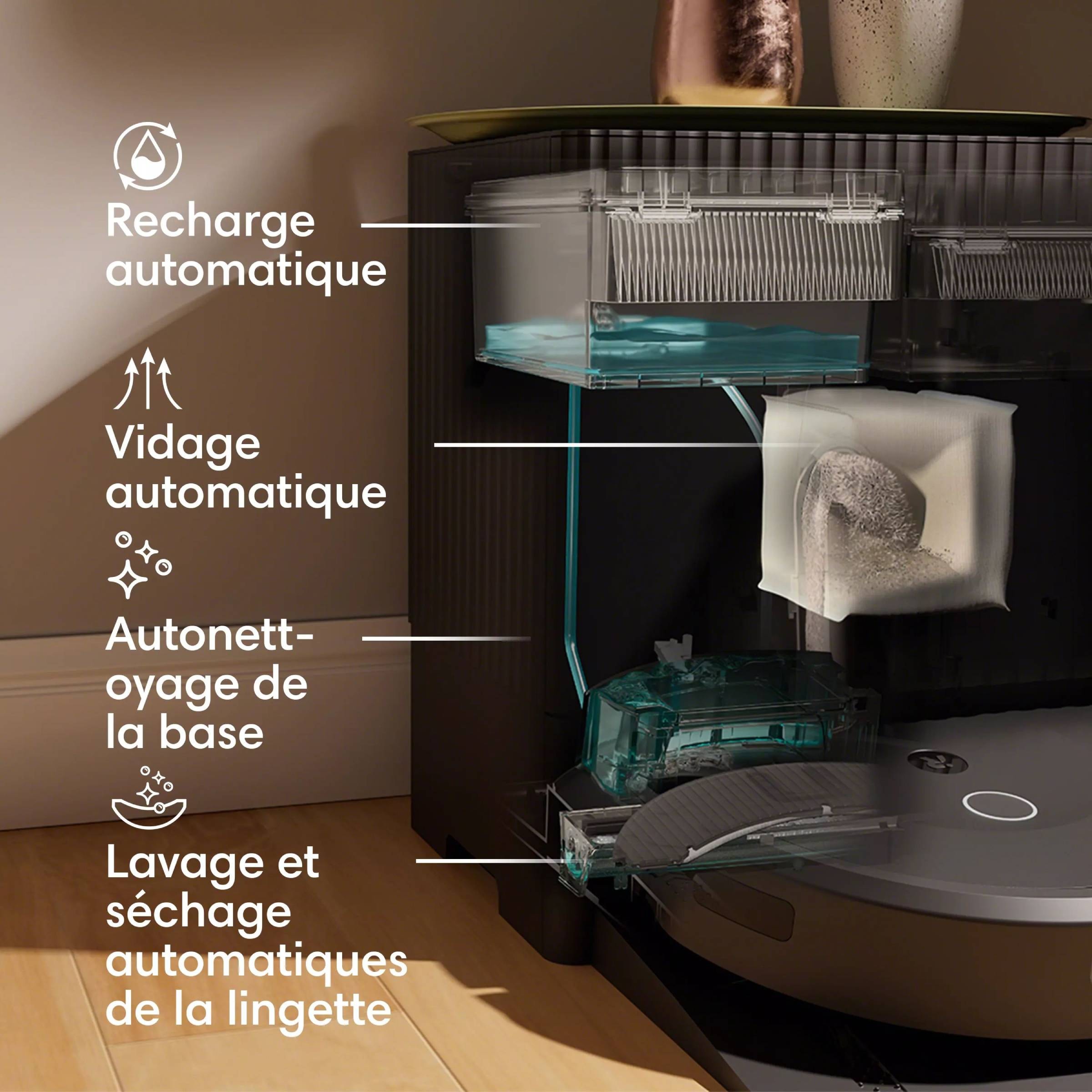 Aspirateur robot IROBOT  - ROOMBACOMBO10MAX