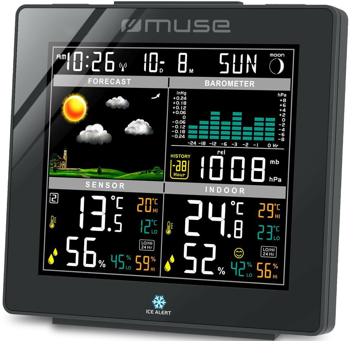 Station météo MUSE Ecran LCD couleur - M-085WS