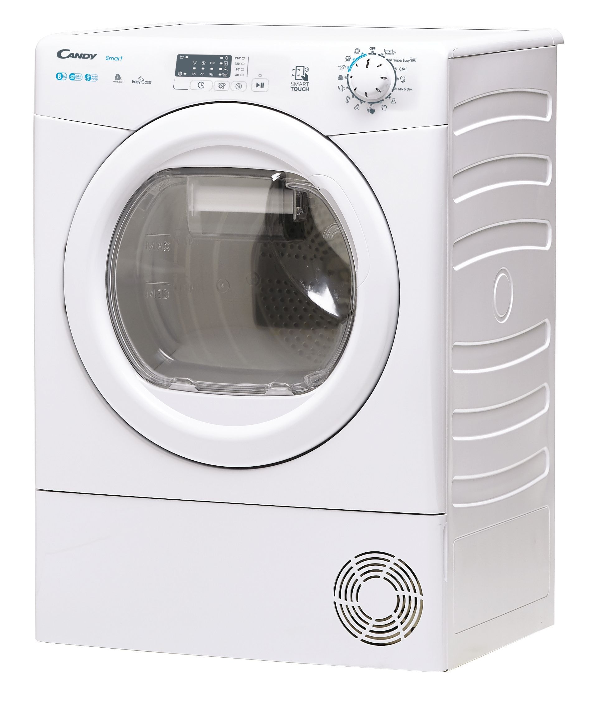 Sèche-linge pompe à chaleur CANDY 8kg blanc - CSEH8A1LE-S