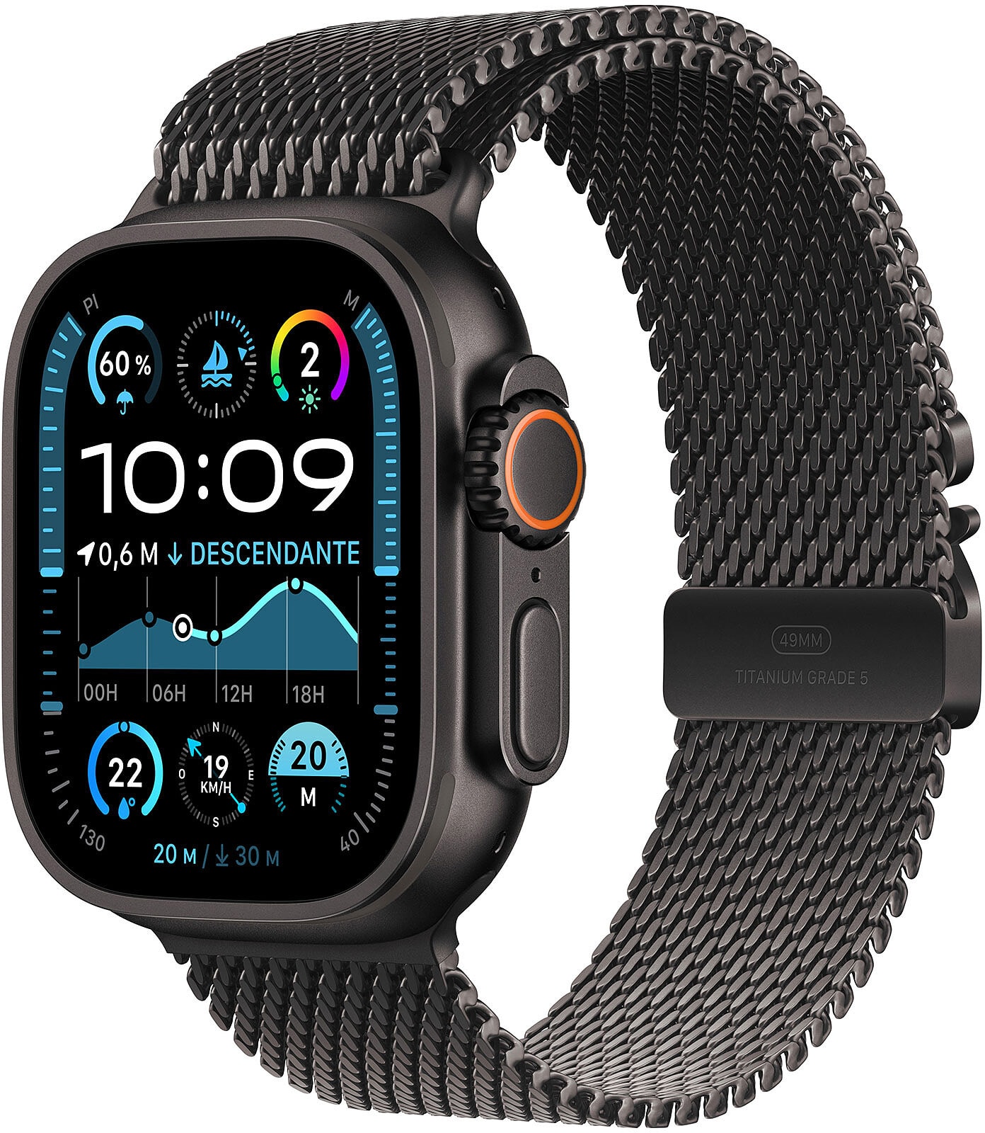 Montre connectée GPS + Cellular APPLE  - WATCHULTRA2-MX5U3NF