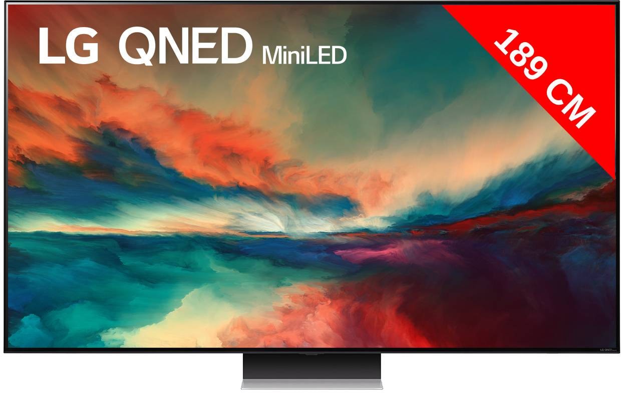 LG TV QNED 4K 189 cm   75QNED866RE