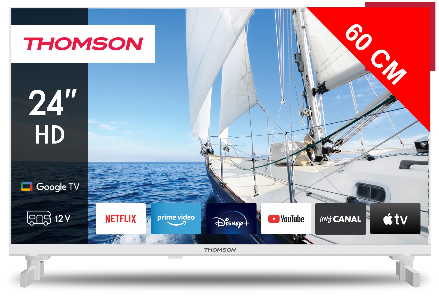 THOMSON TV LED 60 cm   24HG2S14CW