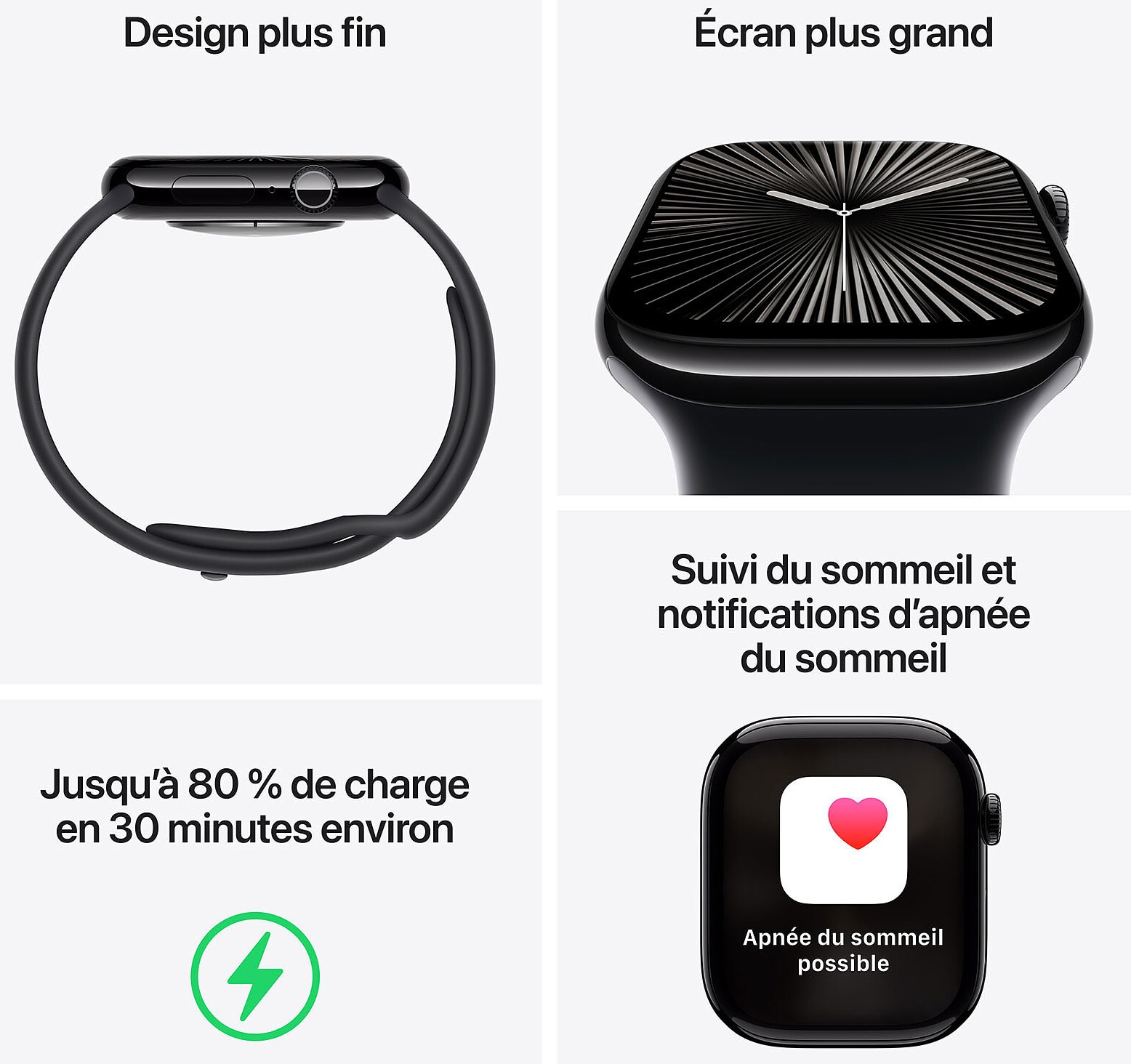 Montre connectée GPS + Cellular APPLE  - WATCH10-MWYE3QF/A