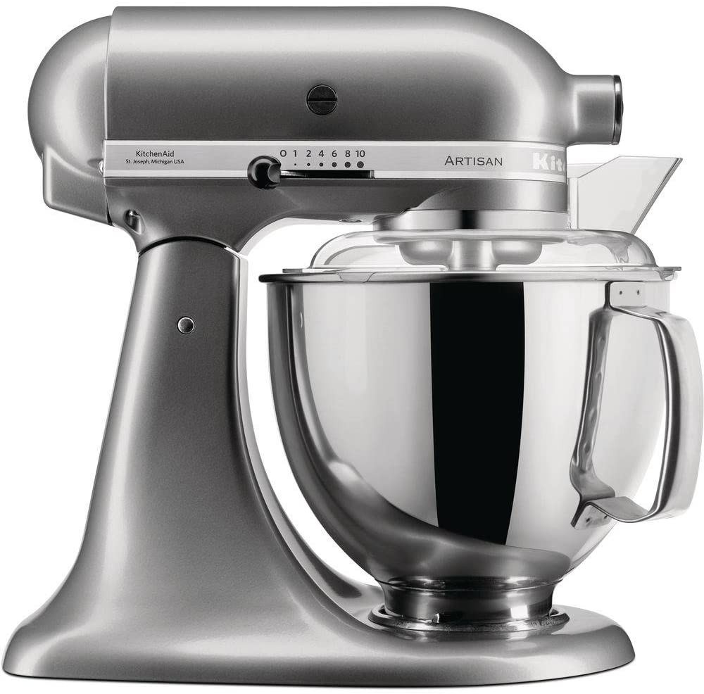 Robot culinaire KITCHENAID 300W, 4,8L, Gris - 5KSM175PSECU