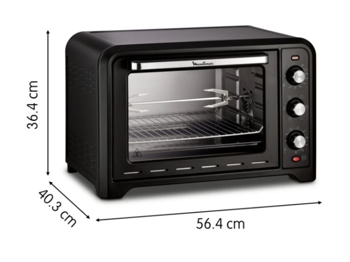 Mini four MOULINEX Chaleur tournante 2000W 39L Noir - OX485810