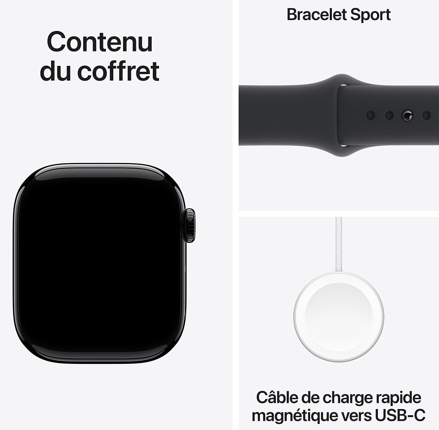 Montre connectée GPS APPLE  - WATCH10-MWWE3QF/A