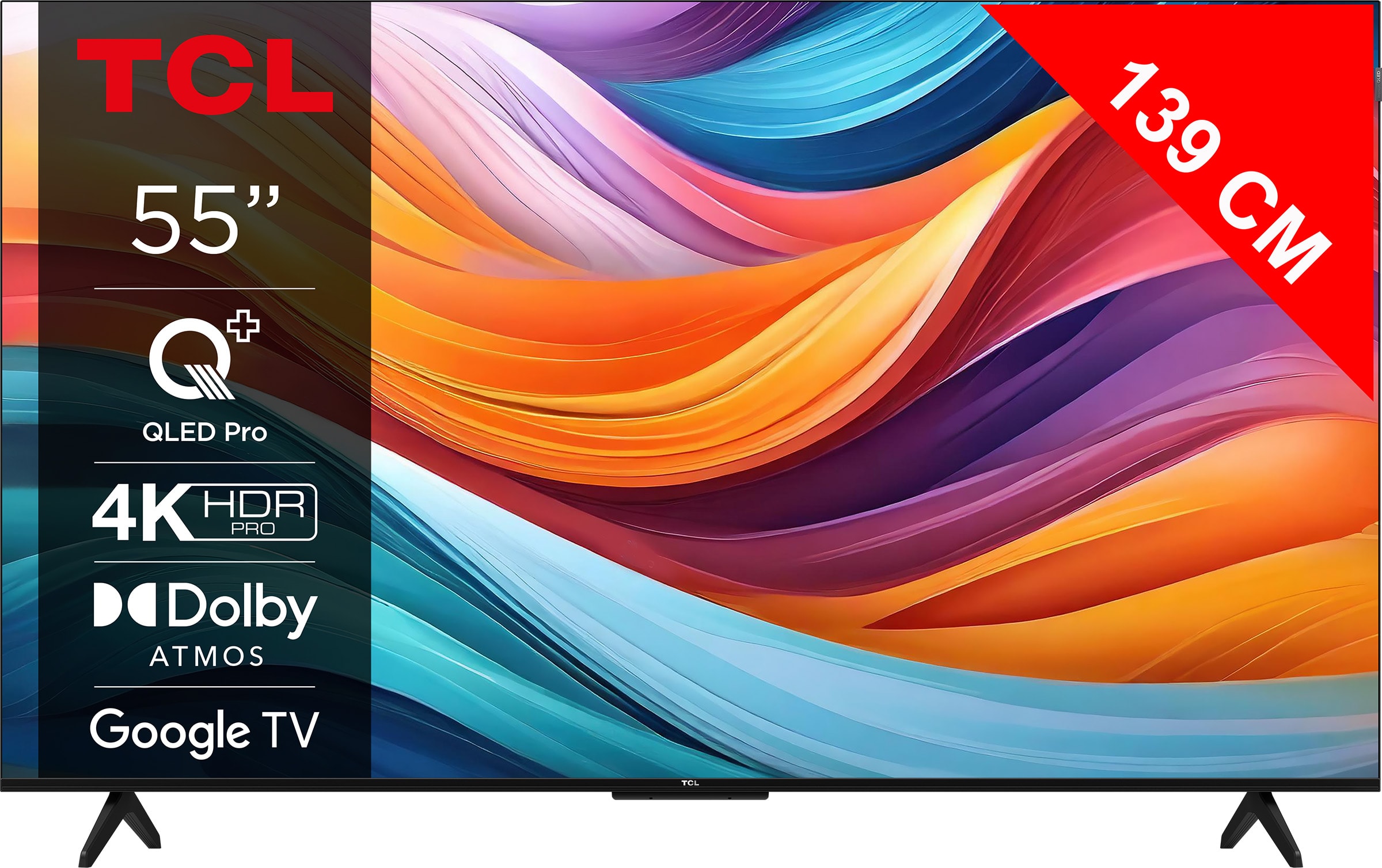 TV LED 4K 139 cm TCL QLED HDR Pro 55" 55T7B