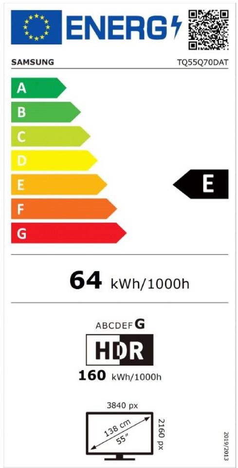 TV QLED 4K 138 cm SAMSUNG  - TQ55Q70D