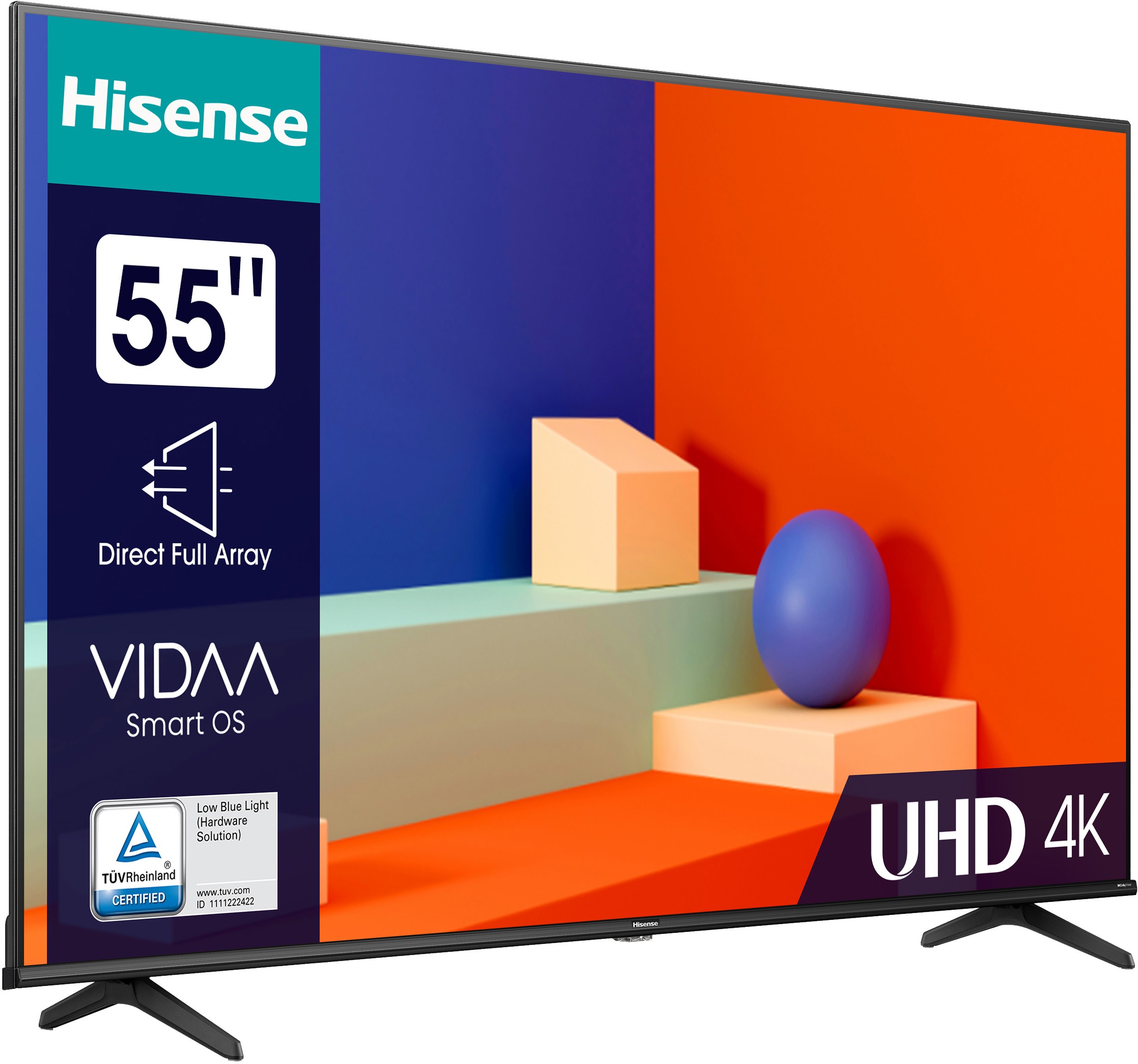 HISENSE TV LED 4K 139 cm  - 55A6K