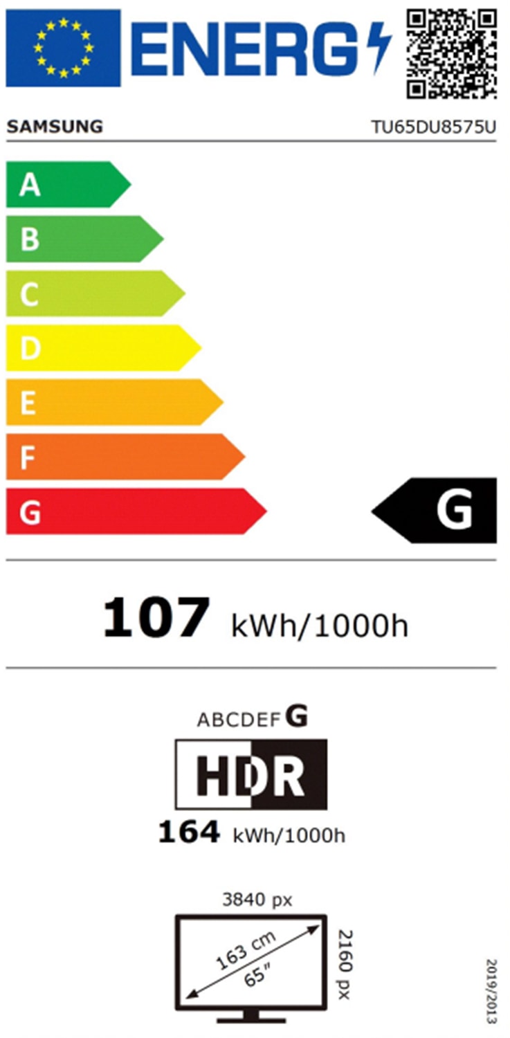 TV LED 4K 163 cm SAMSUNG  - TU65DU8575