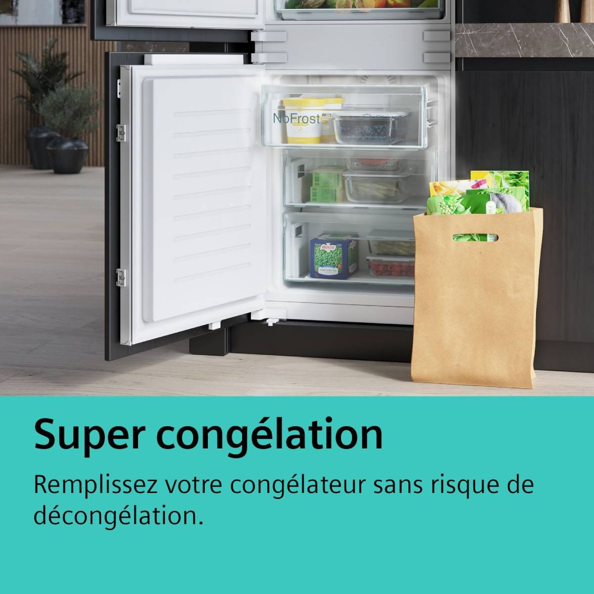 Réfrigérateur 4 portes SIEMENS iQ300 No Frost Inox - KF96NVPEA