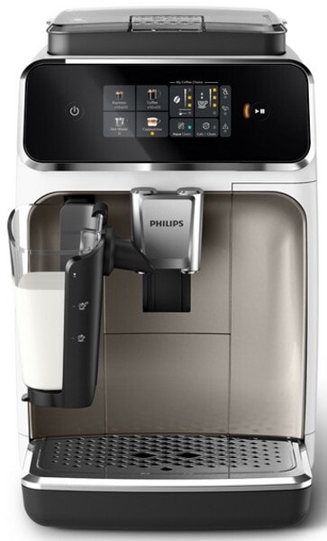 Robot expresso PHILIPS automatiques Séries 2300 LatteGo 4 Boissons Blanche EP2333/40