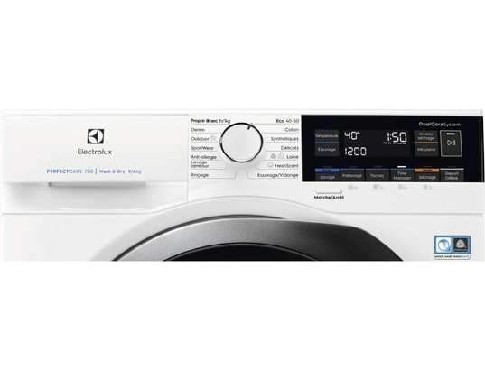 Lave linge sechant Frontal ELECTROLUX 9kg Blanc - EW7W3916DA