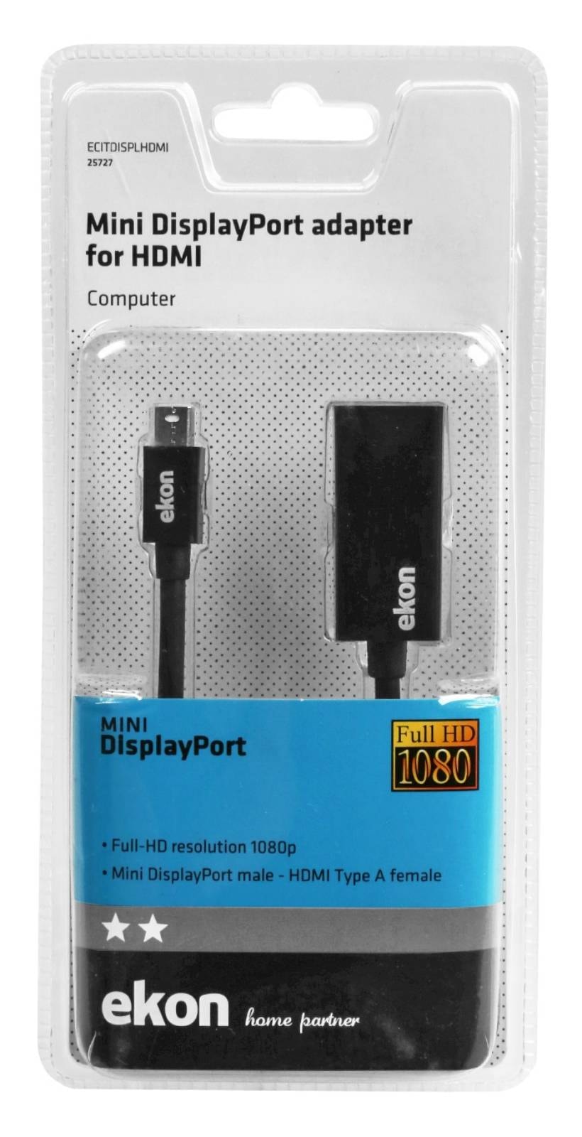 SBS Adaptateur HDMI / HDMI Adaptateur Mini DisplayPort vers HDMI - ADAP-MINIDISPLAYHDMI