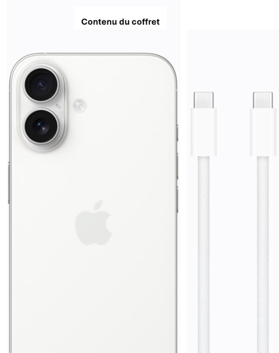 iPhone APPLE  - IPHONE16PLUS-128-WHT