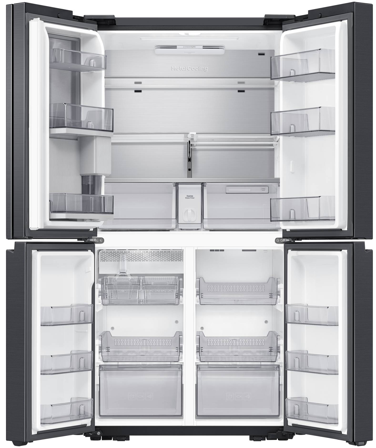 Réfrigérateur congélateur bas SAMSUNG FRENCH DOOR 646L Inox Anthracite - RF65DG960ESG