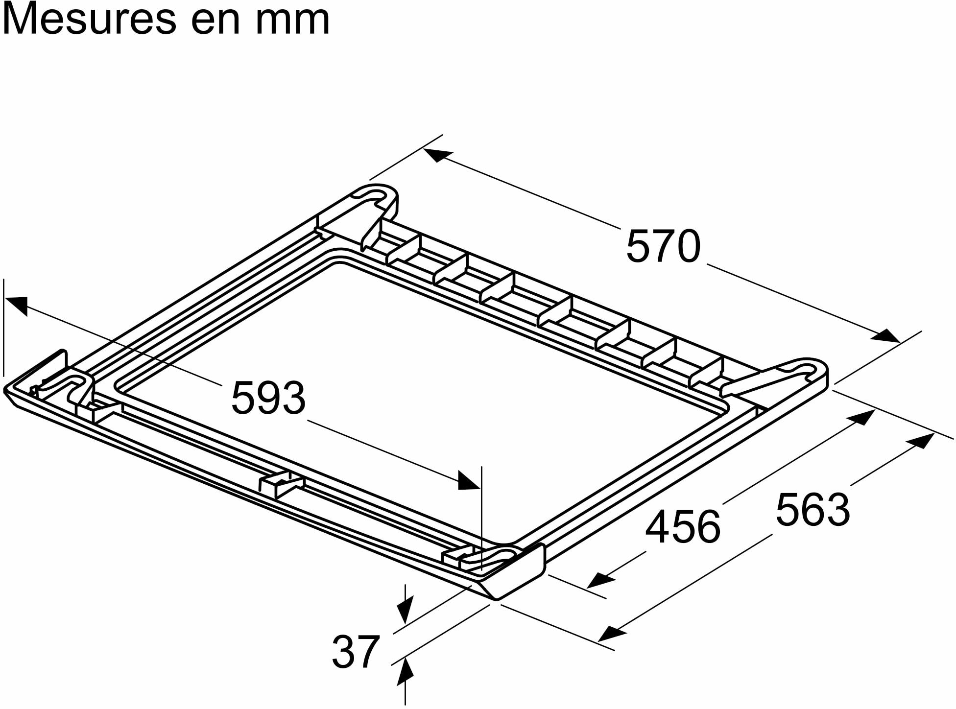 Kit de superposition BOSCH  - WTZ27510