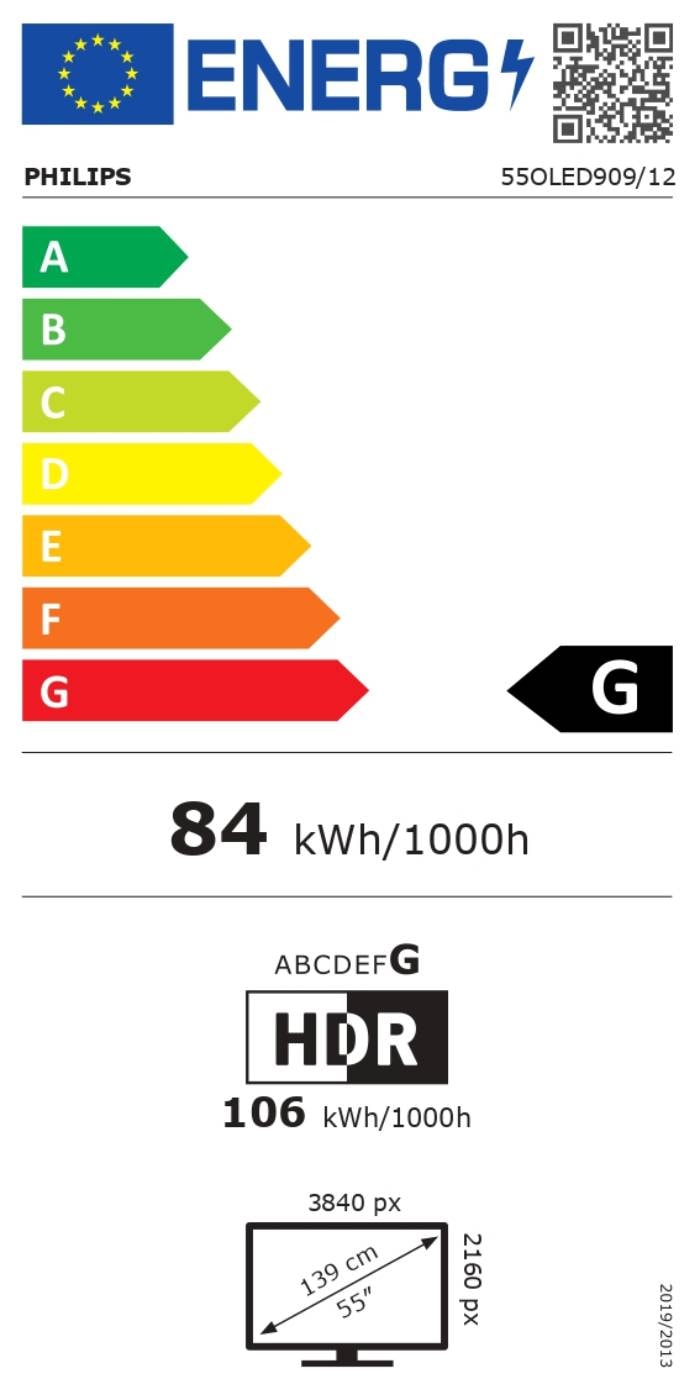 TV OLED 4K 139 cm PHILIPS  - 55OLED909