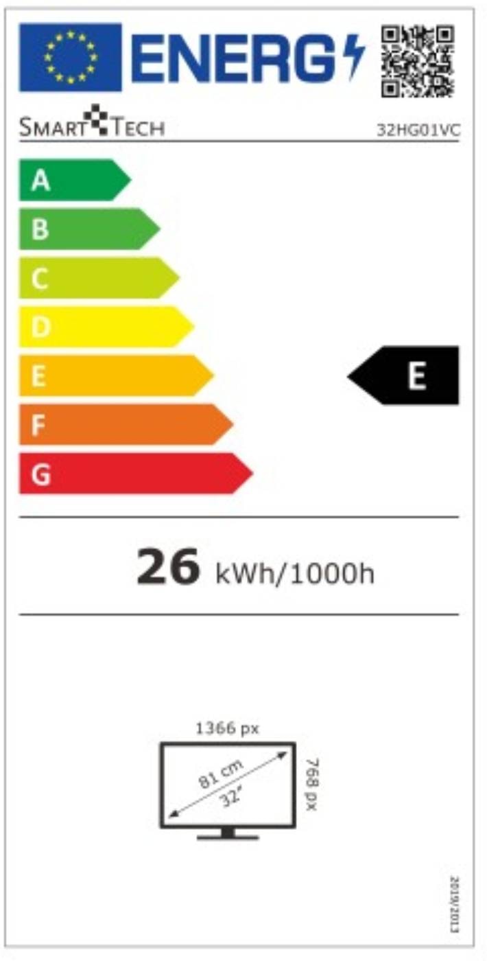 TV LED 81 cm SMART TECH Google TV 32" - 32HG01VC