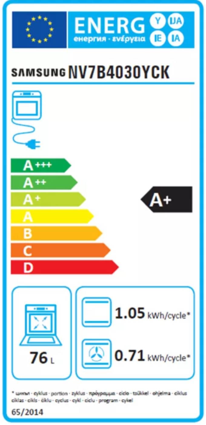 Four encastrable pyrolyse SAMSUNG  - NV7B4030YCK