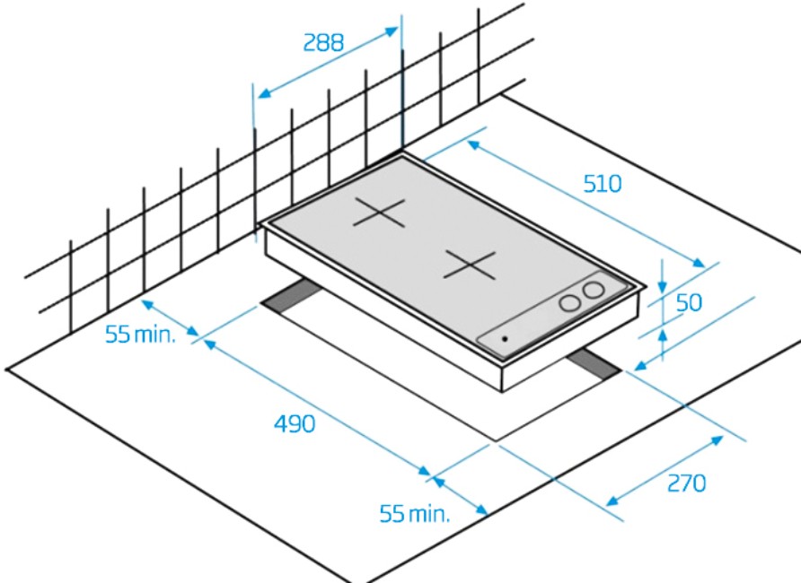 Domino induction BEKO  - HDMI32400DT