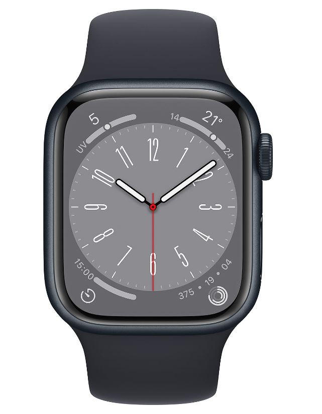 Montre connectée APPLE Apple Watch Série 8 GPS 41mm Noir - WATCH8-MNP53NF