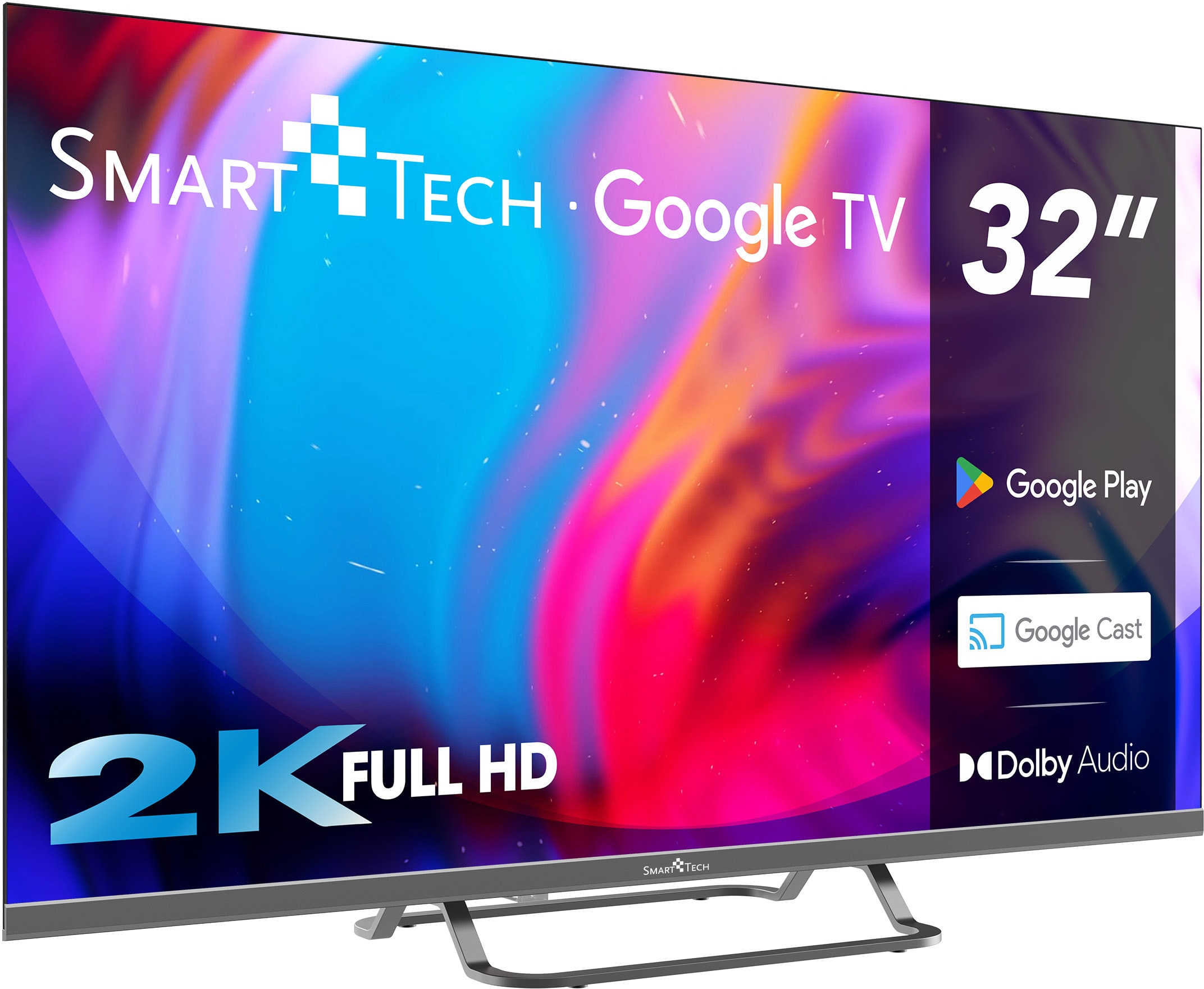 TV LED Full HD 80 cm SMART TECH , Google TV, 32" - 32FG01V