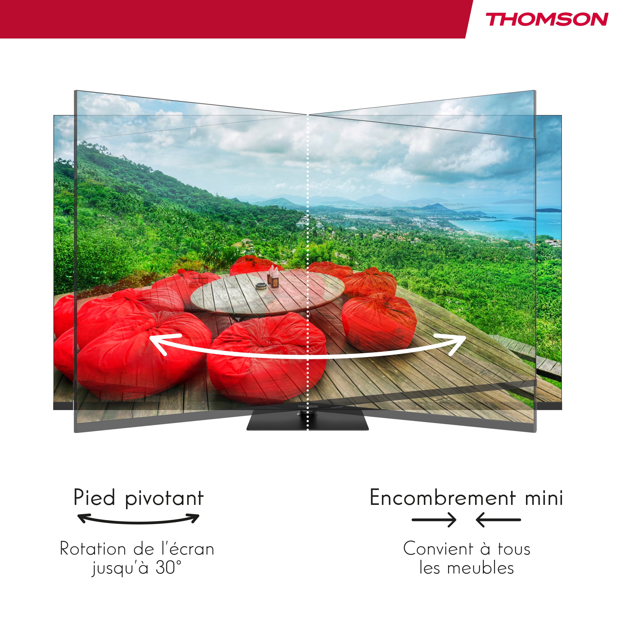 THOMSON TV QLED 4K 126 cm 60 Hz Smart TV 50" - 50QG6C14