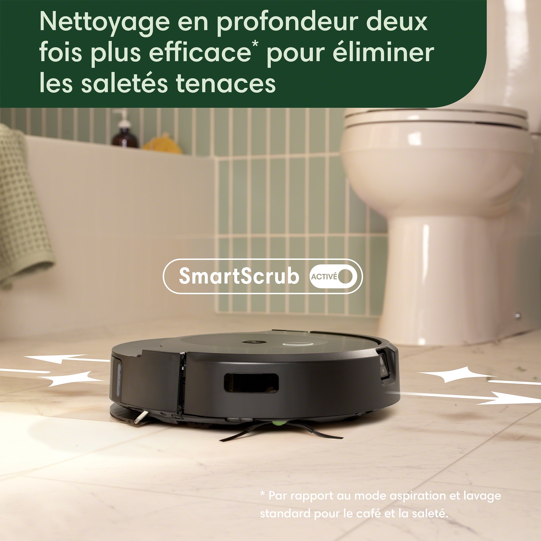 Aspirateur robot IROBOT  - ROOMBACOMBO10MAX