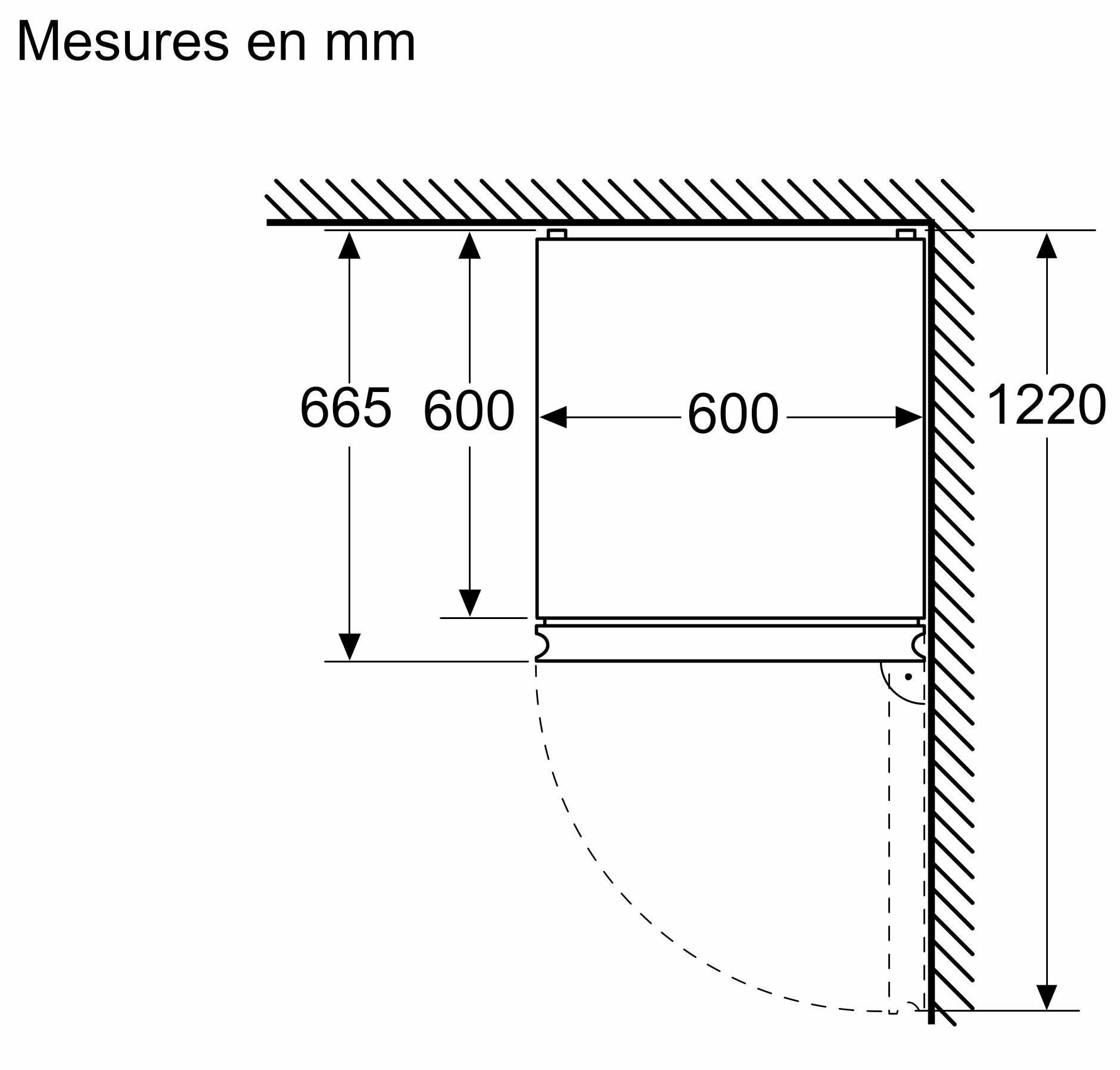 Réfrigérateur congélateur bas BOSCH Série 4 No Frost 321L Blanc - KGN362WDF