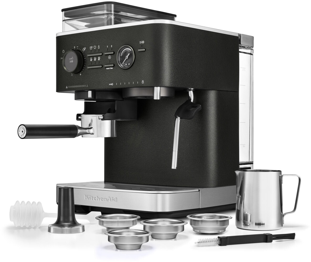 Expresso KITCHENAID Noir 1500W 33 doses d'expresso - 5KES6551EBK