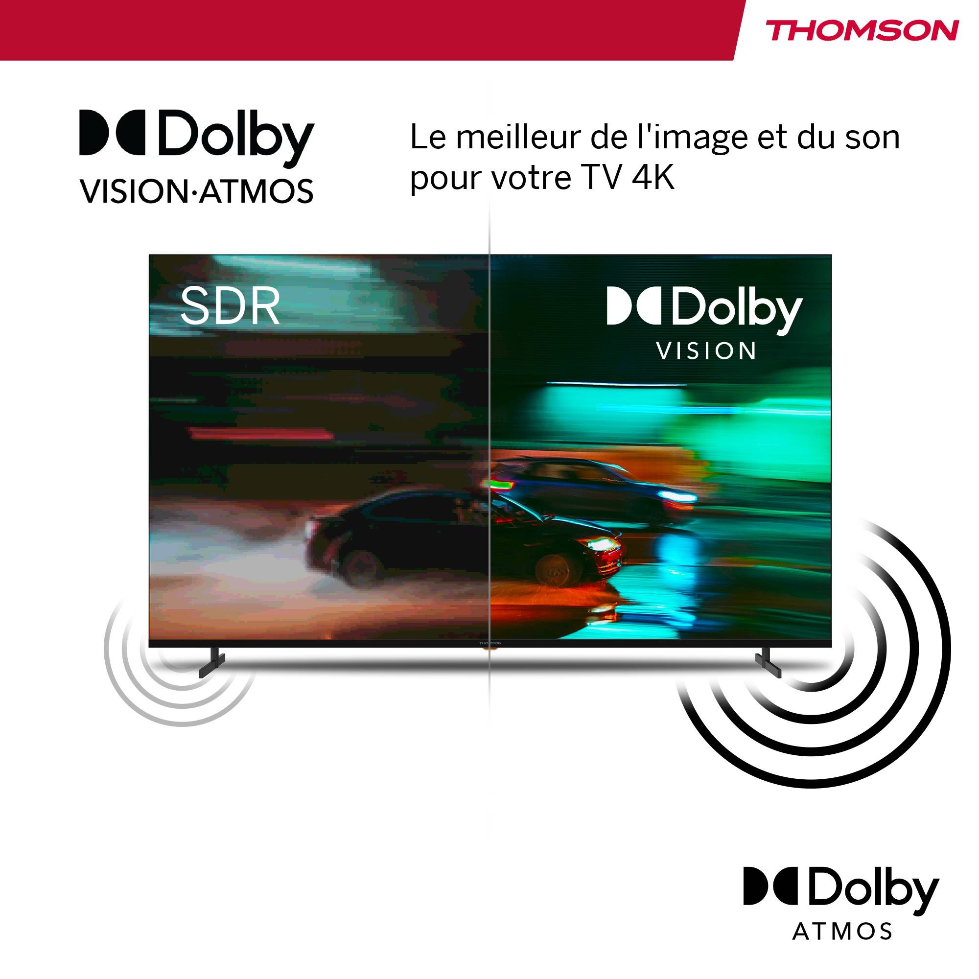 THOMSON TV QLED 4K 109 cm 50 Hz Dolby Atmos 43"  - 43QA2S13