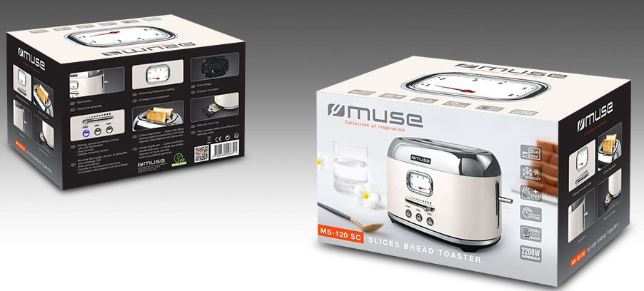 MUSE Grille pain  - MS-120SC