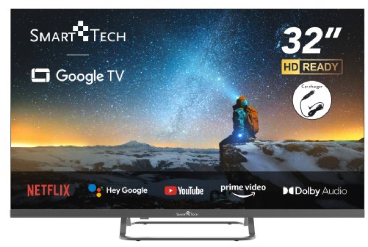 TV LED 81 cm SMART TECH Google TV 32" - 32HG01VC