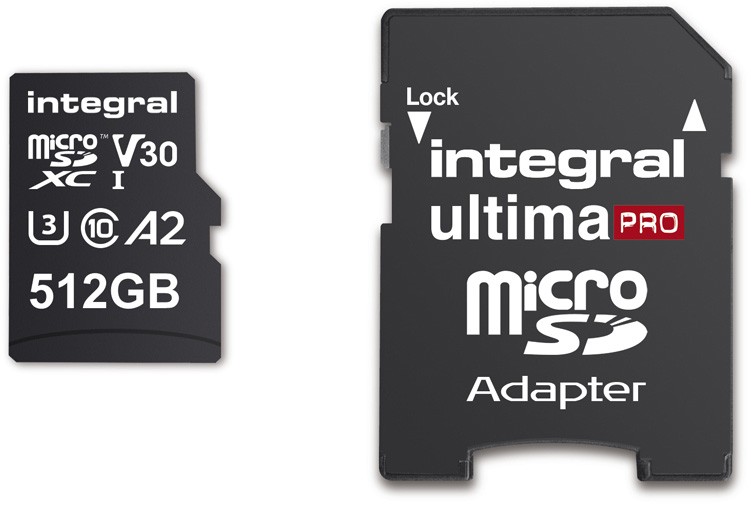 Carte mémoire 512 Go INTEGRAL  - INMSDX512G180/150V30