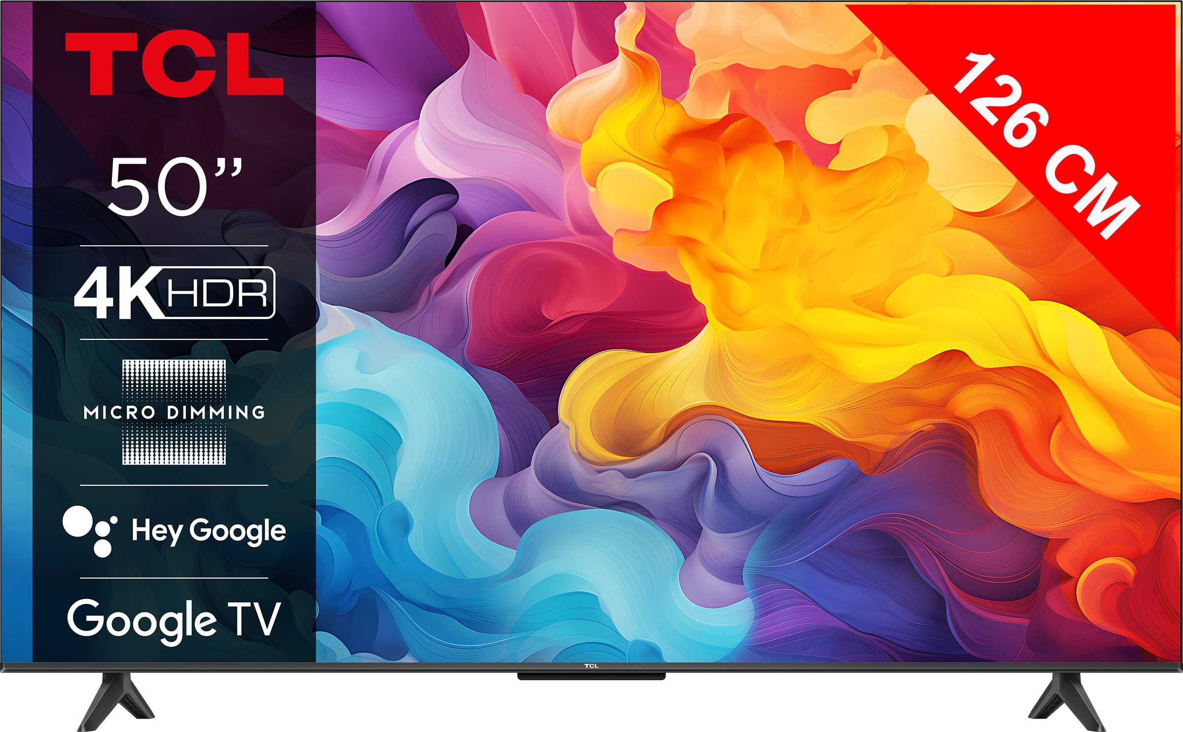 TV LED 4K 126 cm TCL HDR Google TV 55" - 50V6B