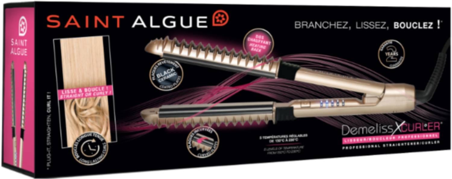 Lisseur SAINT ALGUE Demeliss Xcurler - 3965-XCURLER