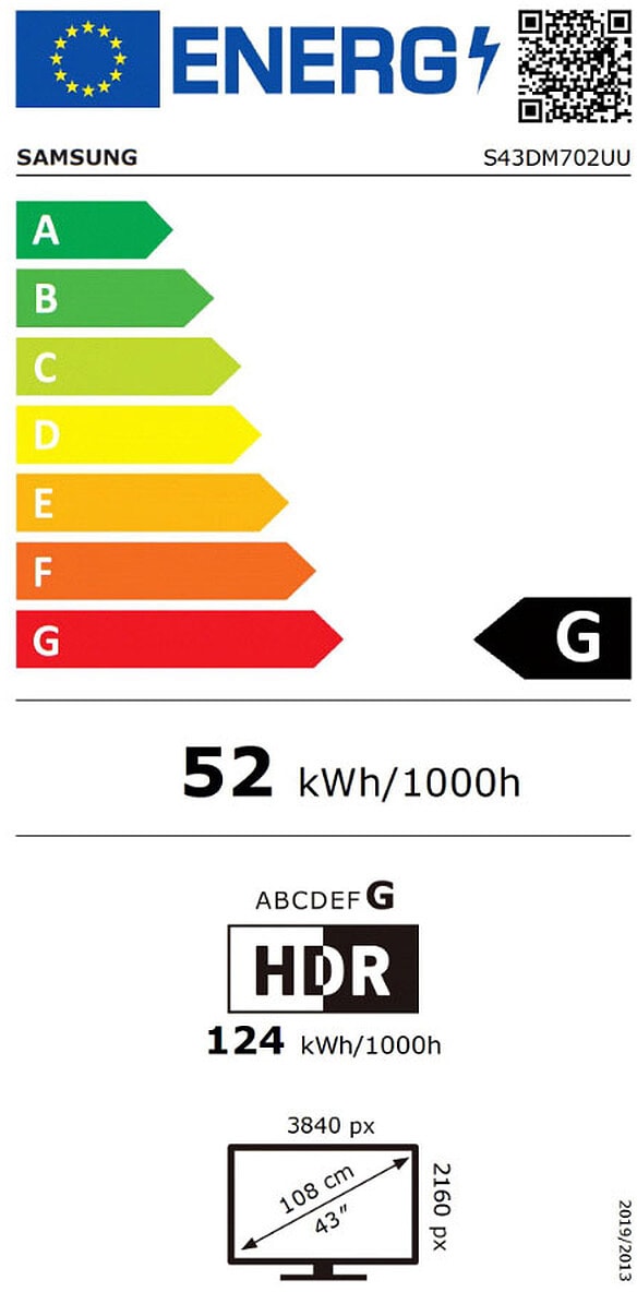 Ecran 43 pouces 4K SAMSUNG  - LS43DM702UUXEN