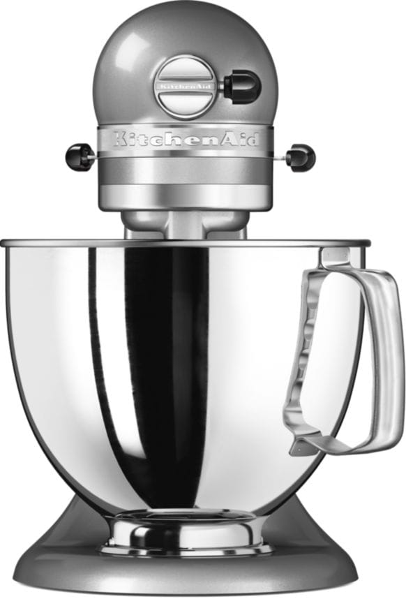 KITCHENAID Robot culinaire Artisan à tête inclinable 4,8L Gris - 5KSM125ECU