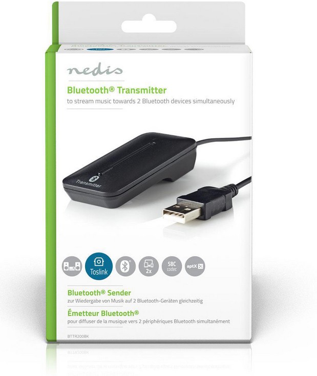 Adaptateur bluetooth NEDIS  - BTTR200BK