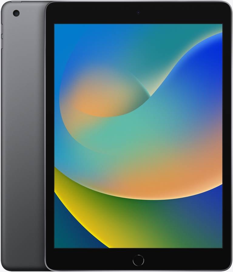 APPLE Tablette iPad 10.2" (2021) Wi-Fi 64Go Gris Sideral - IPAD-MK2K3NF