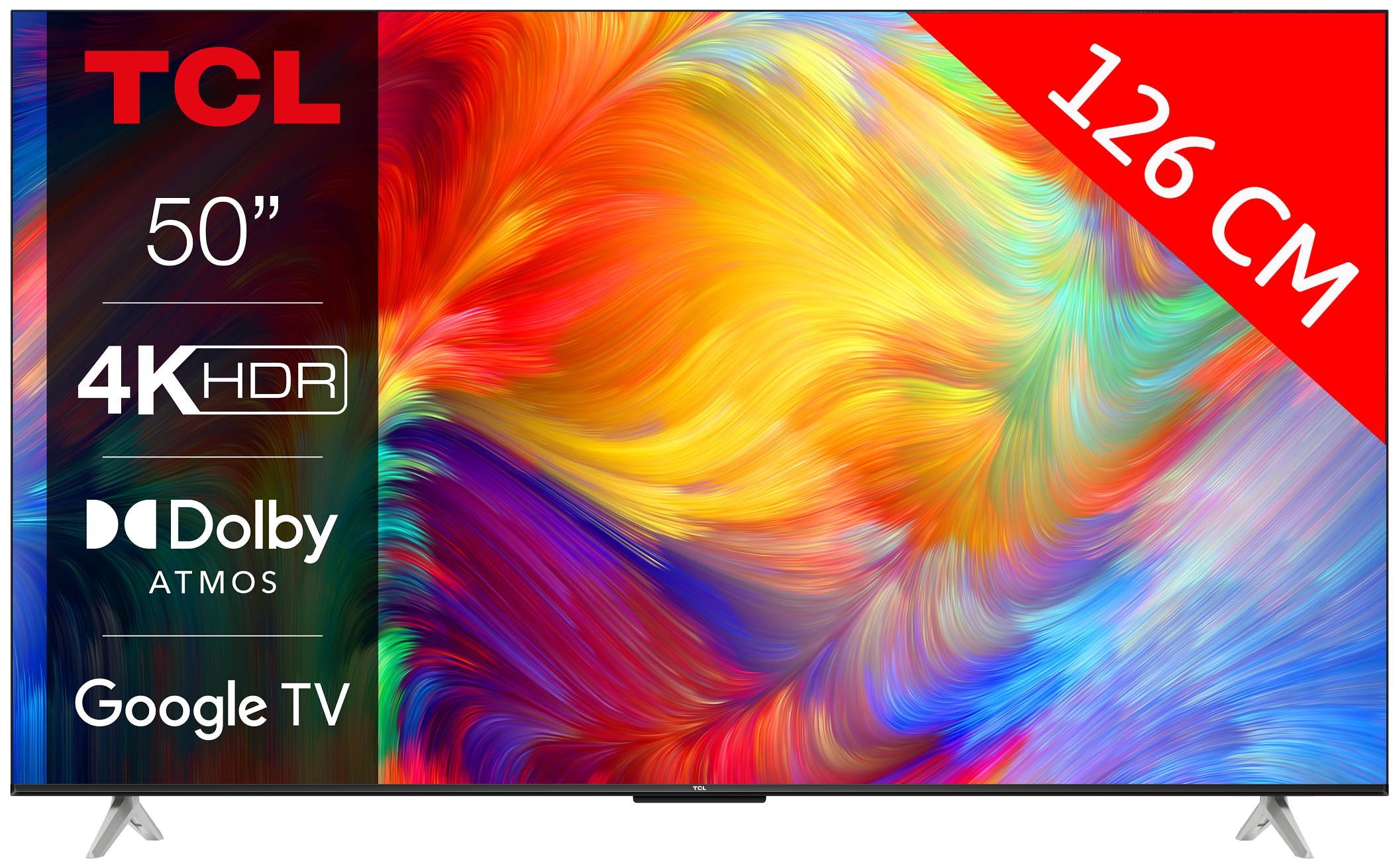 TCL TV LED 4K 126 cm UHD Smart TV 50"  50P637