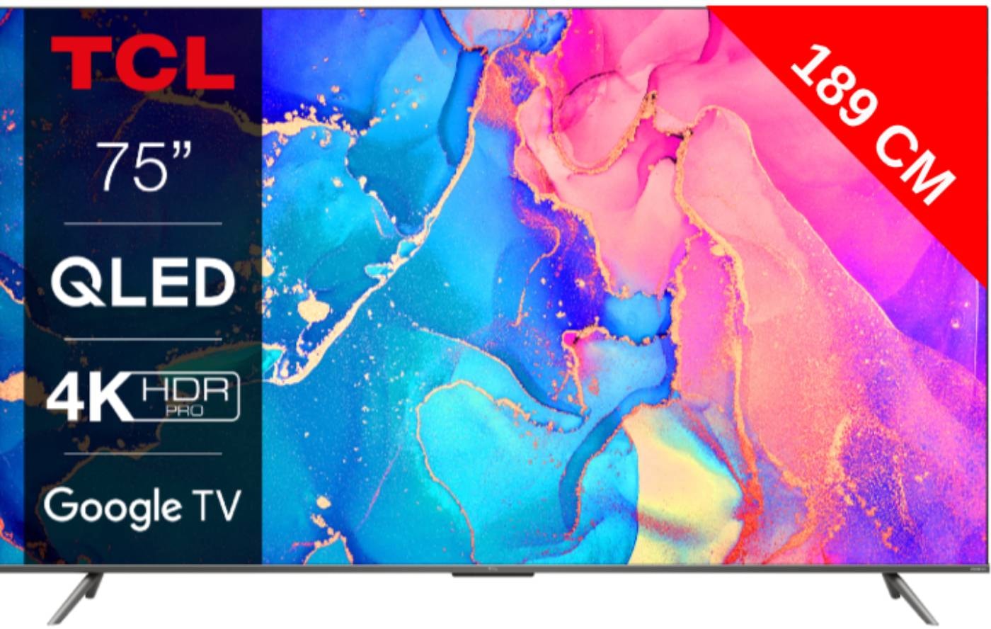 TV QLED 4K 189 cm TCL 60Hz Dolby Atmos 75" - 75QLED760