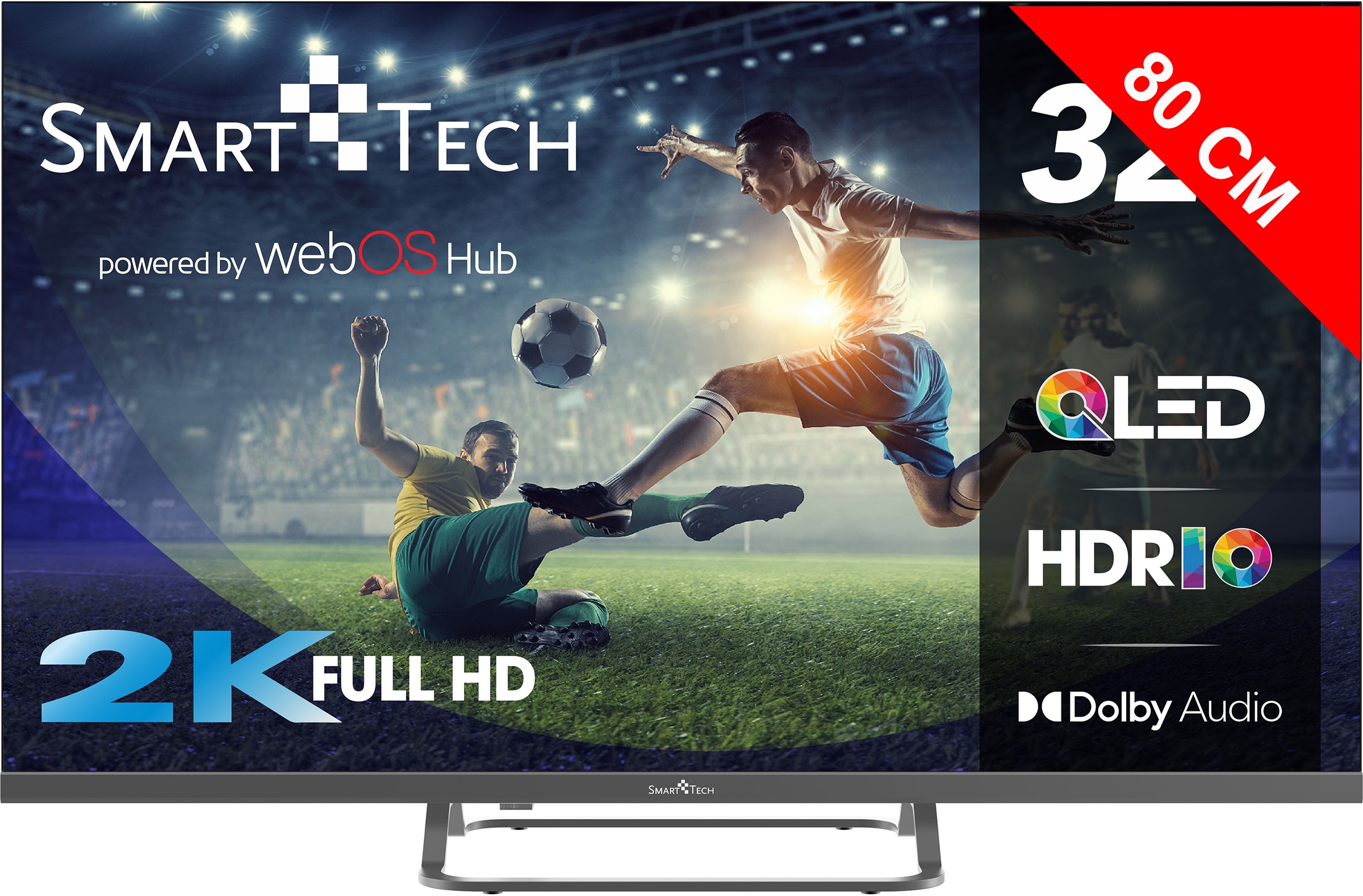 TV QLED Full HD 80 cm SMART TECH , Smart TV, 32" 32QW01V